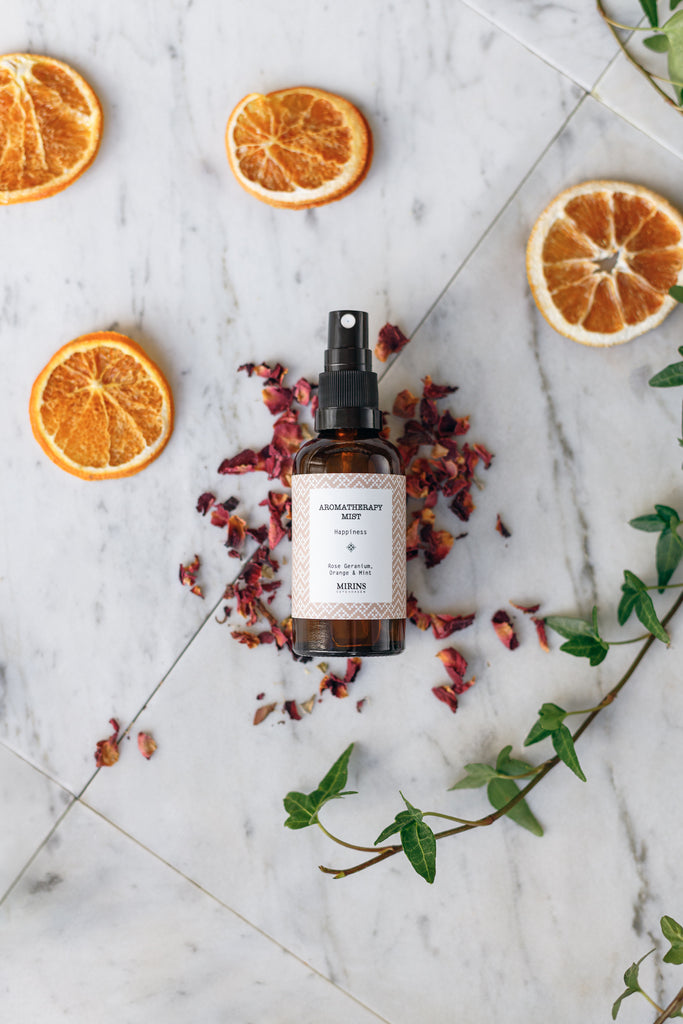 Mist - Happiness - Rose Geranium, Orange & Mint