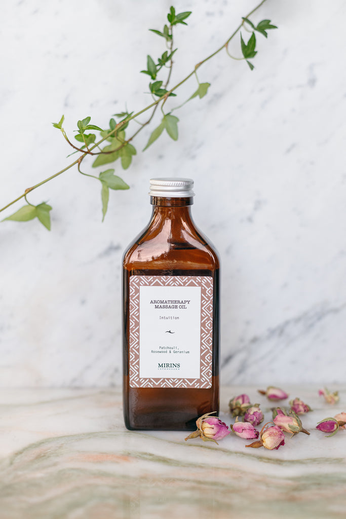 Massage Oil - Intuition - Patchouli, Rosewood & Geranium