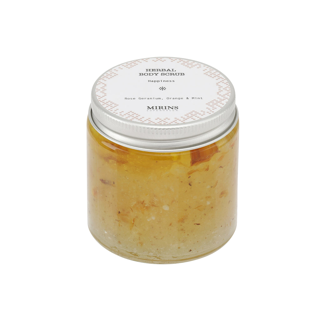 Body Scrub - Happiness - Rose Geranium, Orange & Mint