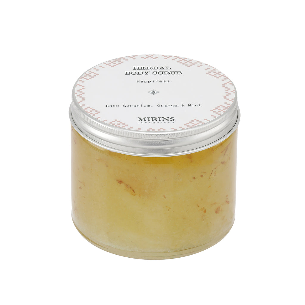 Body Scrub - Happiness - Rose Geranium, Orange & Mint