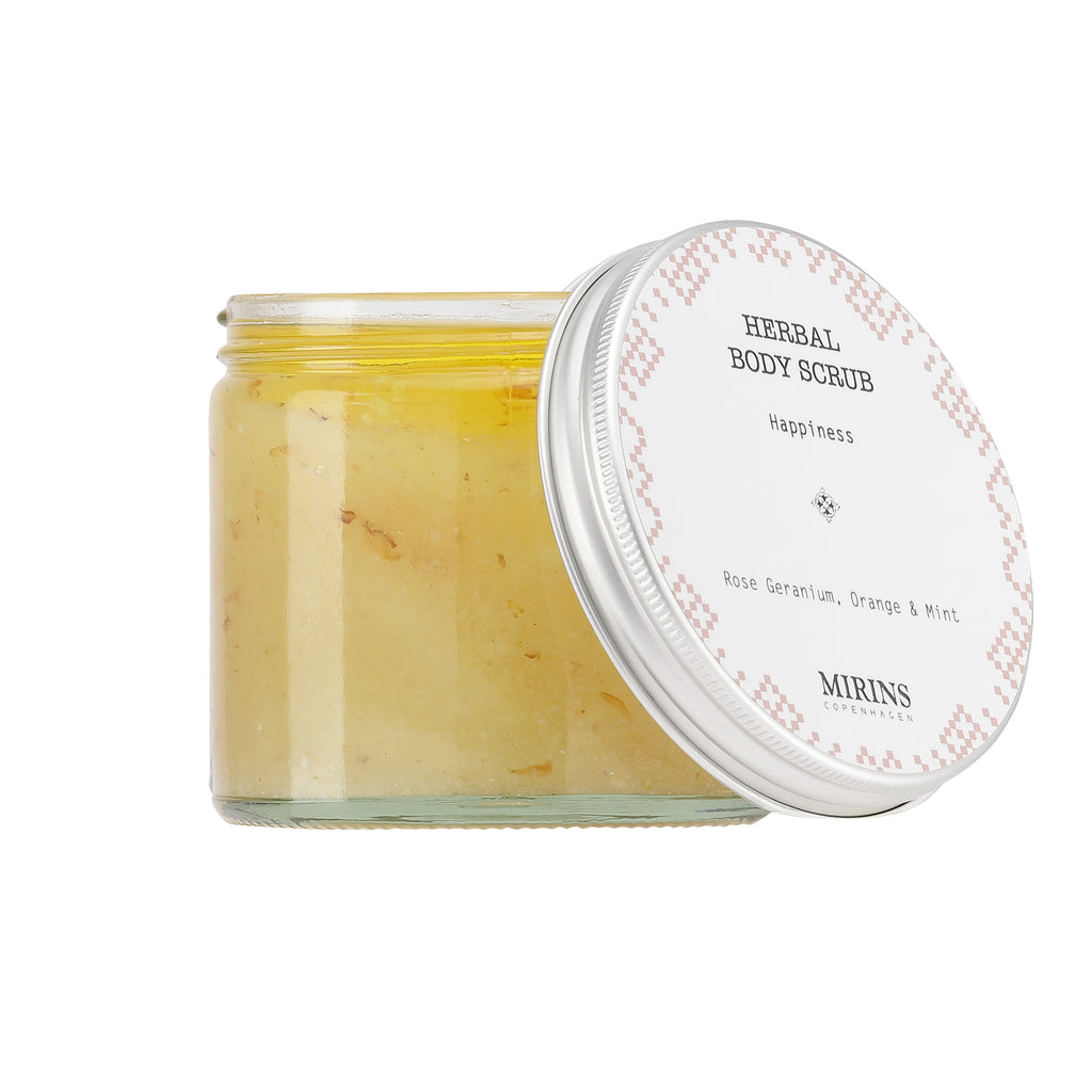 Body Scrub - Happiness - Rose Geranium, Orange & Mint