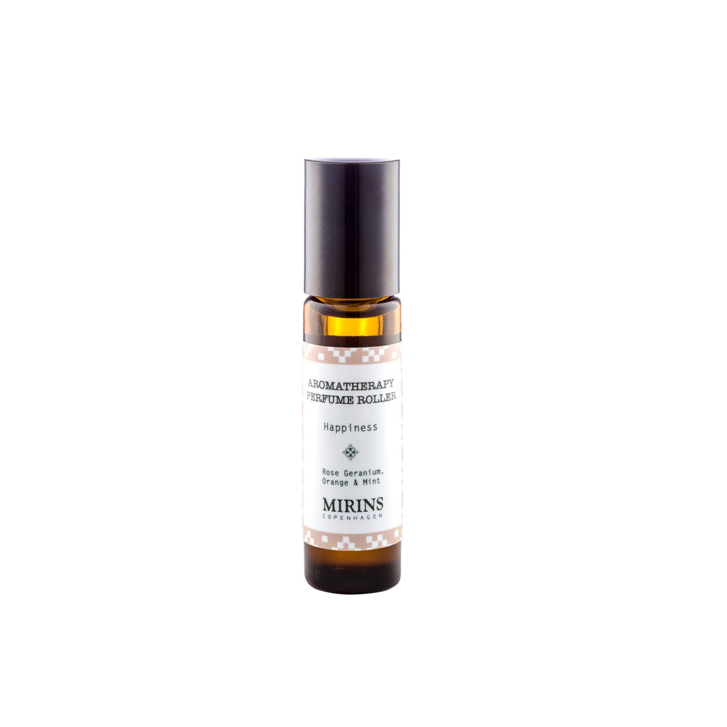 Perfume Roller - Happiness - Rose Geranium, Orange & Mint