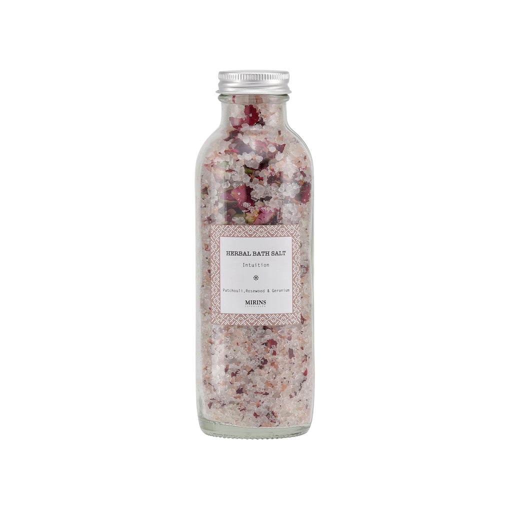 Herbal Bath Salt - Intuition - Patchouli, Rosewood & Geranium