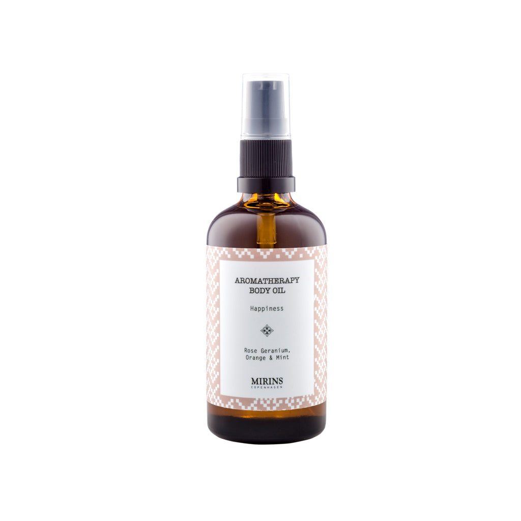 Body Oil - Happiness - Rose Geranium, Orange & Mint