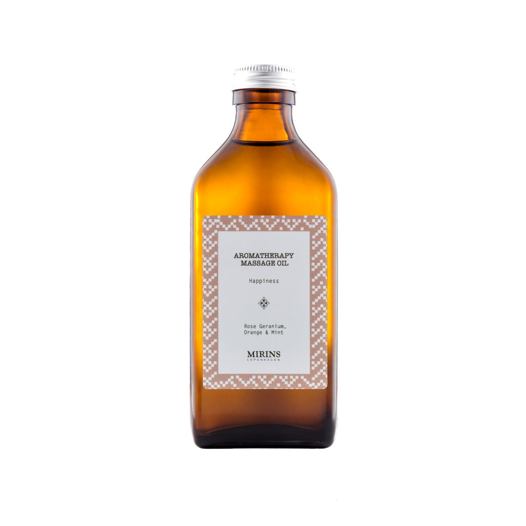 Massage Oil - Happiness - Rose Geranium, Orange & Mint