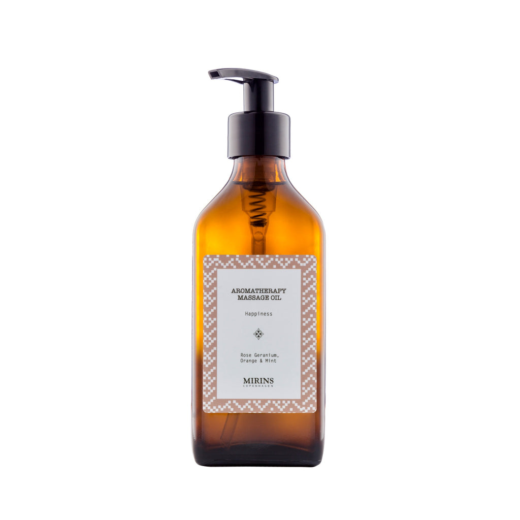 Massage Oil - Happiness - Rose Geranium, Orange & Mint